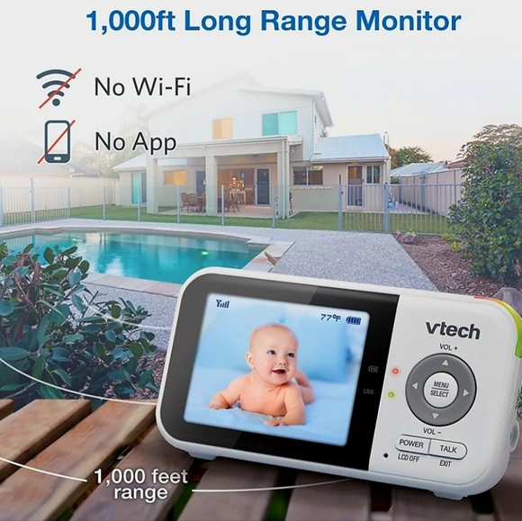 NEW!! In Box! V-tech Baby Monitor - Picture 10 of 11